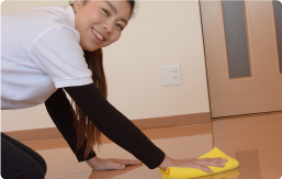 高品質なサービスを行えるよう、研修制度を実施。